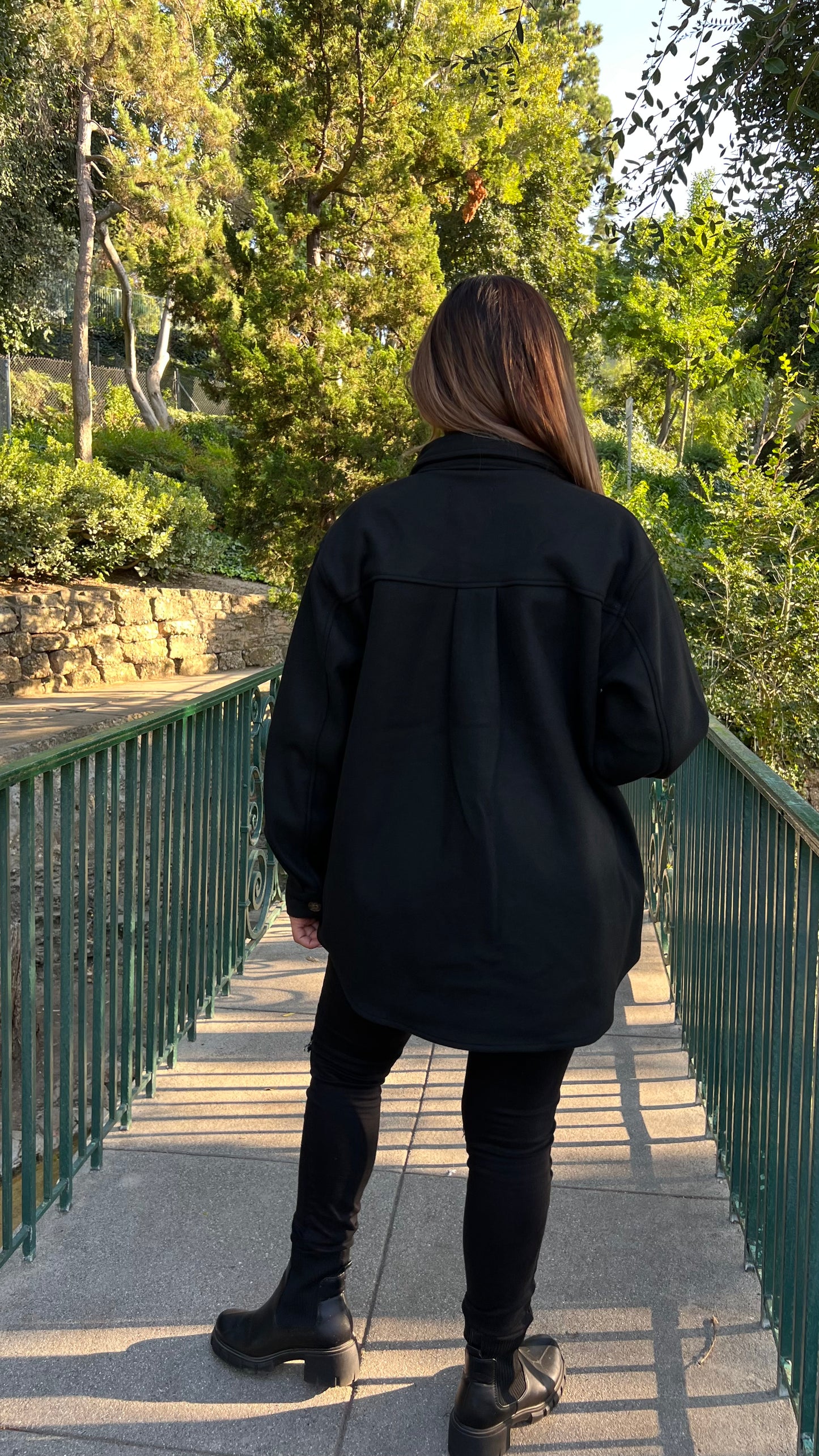 On the go flannel solid (black)