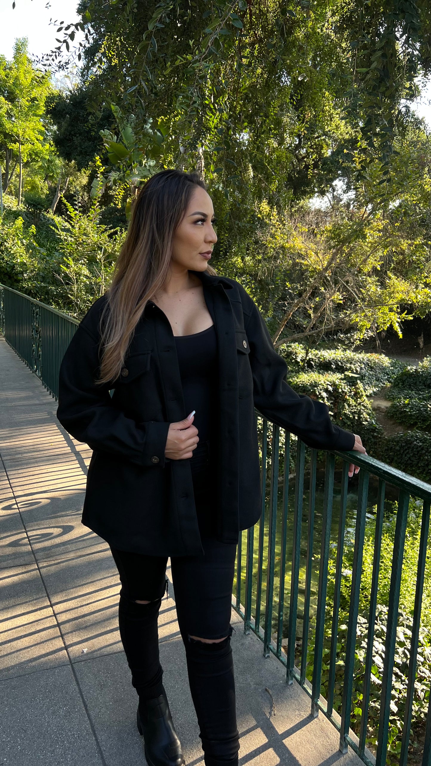 On the go flannel solid (black)