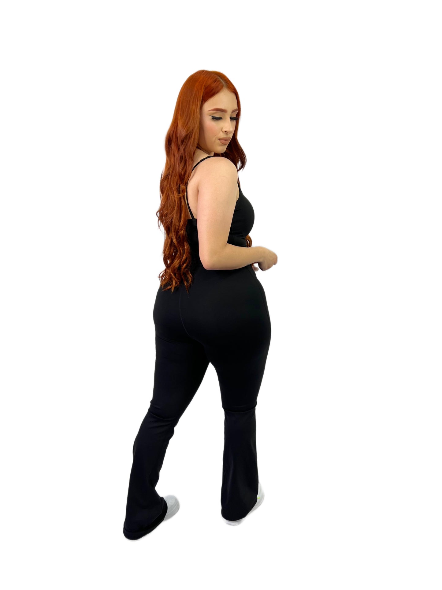 Lulu Flared Jumpsuit (Black)