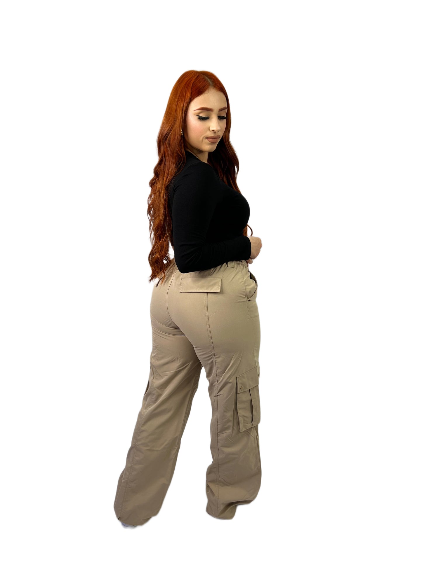 Khaki cargo pants