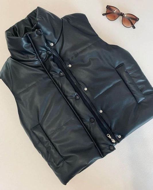 Black Puffer Vest