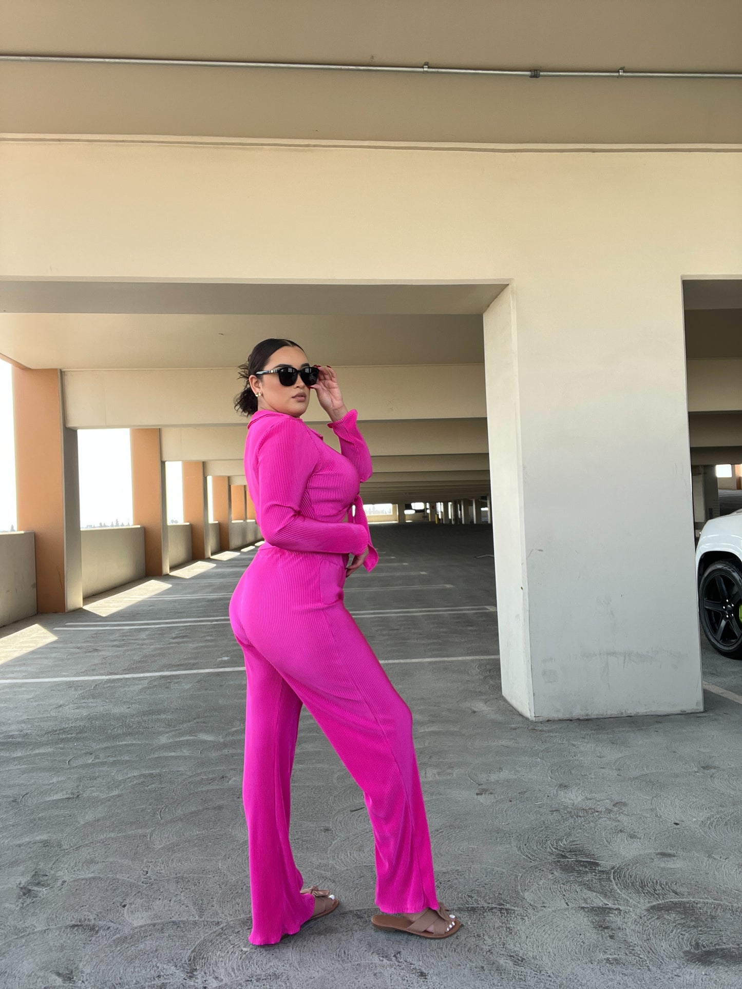 Sophie 2 piece set “Hot Pink”